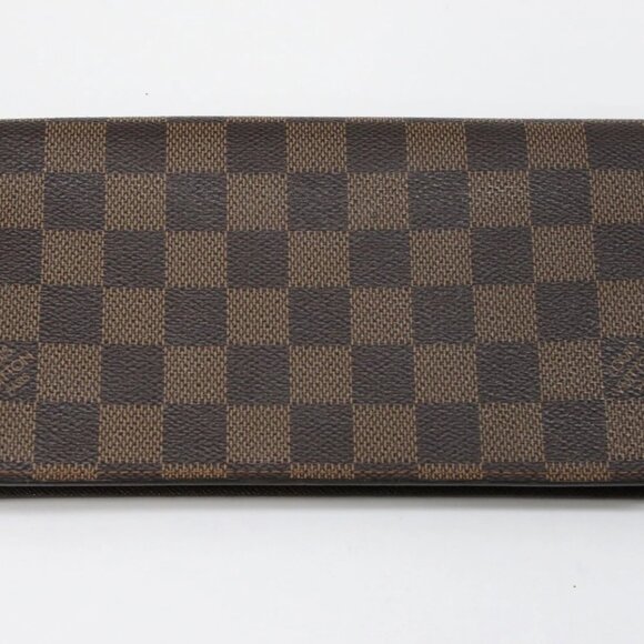 Louis Vuitton Brown Monogram Print Insolite Leather Envelope Wallet